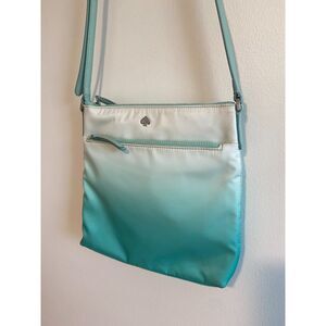 Kate Spade Jae Degrade Flat Crossbody Blue